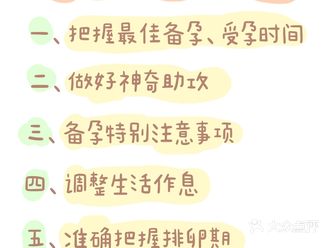 超详细备孕指南科学备孕秘诀 1次就受孕