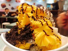 芒果乳酸绵绵冰加杂果-松记糖水店(铜锣湾分店)