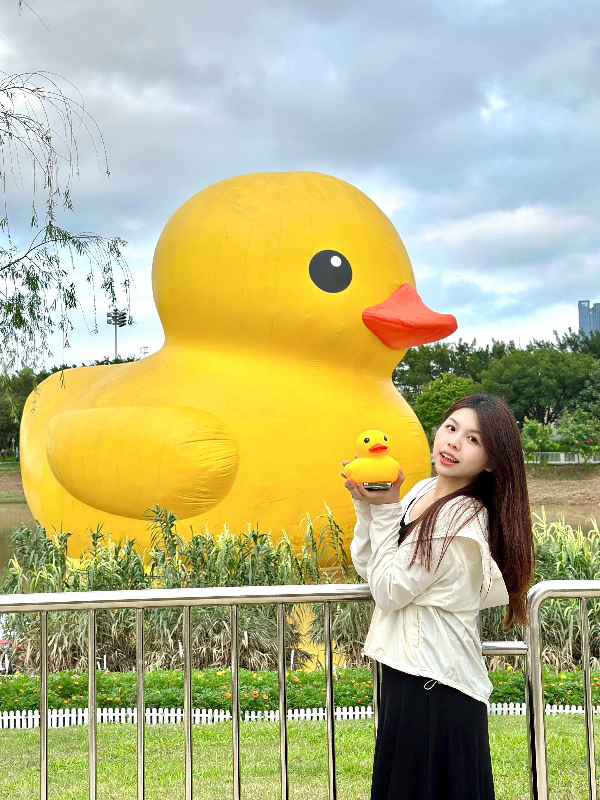 带着我的小黄鸭来找"妈妈"大黄鸭啦