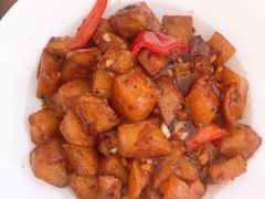 黑椒叉烧土豆丁-顺风汤馆·广府粤菜(江宸天街店)