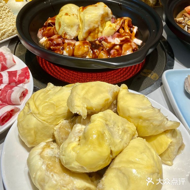 杭州！！不愧是大城市！！榴莲鸡煲！！
