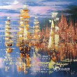 用刮刀作画，这位是高手！[礼花][礼花][礼花]