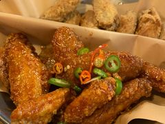 炸鸡翅一半一半-富乐满韩国正宗炸鸡韩国料理(虹泉路店)