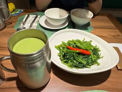 秘制虾酱炒空心菜-帕蓝·暹罗料理(大学路店)