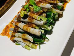 秋葵拌沙虫-黑明餐厅(白鹭洲店)