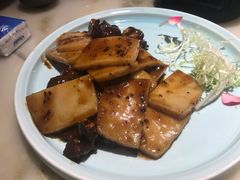 牛仔骨炒年糕-绿茶餐厅(汇悦大融城店)