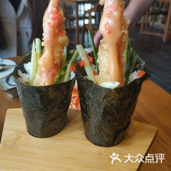 手岛寿司天妇罗虾手卷图片-北京日本料理-大众点评网