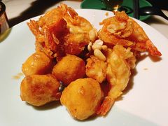 梨球果仁虾-小吊梨汤·北京菜·烤鸭(鸟巢店)