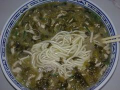 咸菜肉丝面-小桃园餐厅