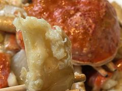 葱姜爆炒松叶蟹-日进一片海.生腌海鲜火锅.宵夜烧烤(三里屯总店)