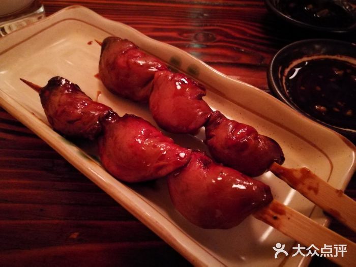鳥王烧鳥 炭火串烧居酒屋(师惠坊店)烤鸡肝图片