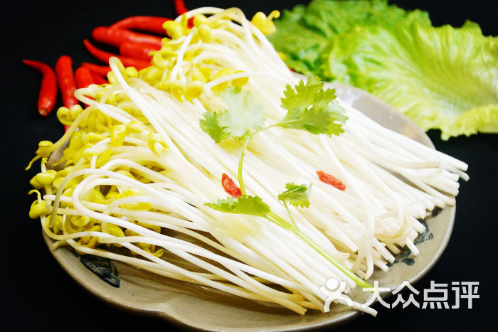 渝州渡串串香(少陵路店)豆芽图片 - 第4张