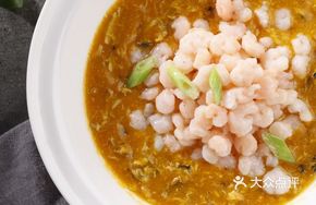 Crab Roe and River Shrimp