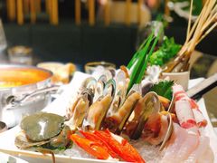 咖喱皇炒虾，香茅汁浸大虾-金象泰馆泰式海鲜火锅(文南路店)