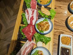 -明洞阿姨·韩式酱蟹烤肉·创意料理(三元桥店)