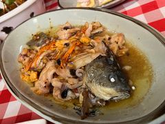 一鱼两吃-龙桥私厨·姜花菊花过桥鱼·顺德菜(容桂店)