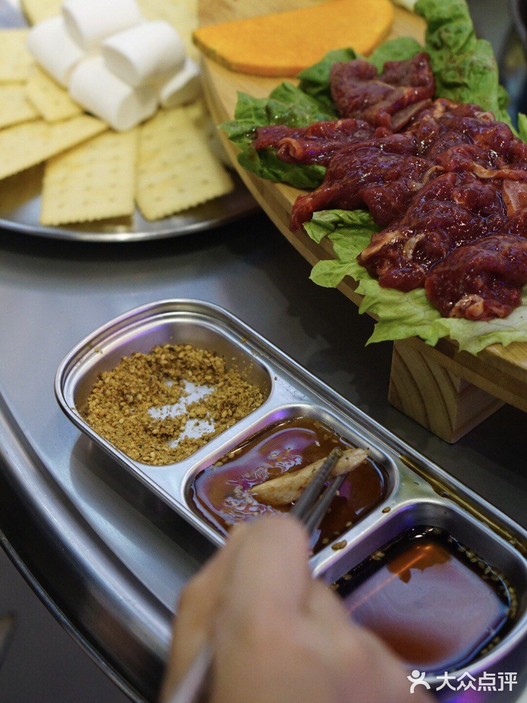 被东北朋友安利的烤肉店不会太差[胜利]