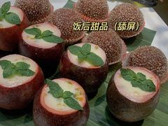 百香果芒果布丁-丰尔粥食·顺德鱼生·干蒸排骨顺德菜(大良分店)