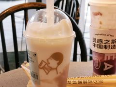 芋泥波波牛乳-喜茶(中山白水井店)