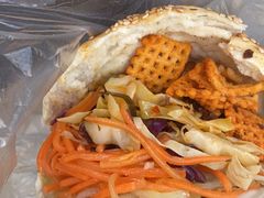 鸡蛋花干夹馍-三兄弟高炉烧饼