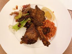 秘制烤新西兰羊排-Tajine Moroccan塔金摩洛哥中东餐厅