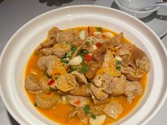 豆参烧肥肠-老阿爸鲜鱼土菜(园区永旺店)