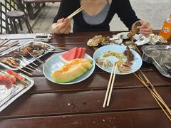 -尚庄度假村·庭台树下·户外烧烤·团建CS·轰趴营地(上庄水库店)
