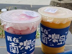 芒果百香果卡士-南澳岛打卡果汁冰公司