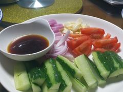 蒜泥黄瓜-笔墨纸虾之烧烤海鲜虾尾(好爱广场店)