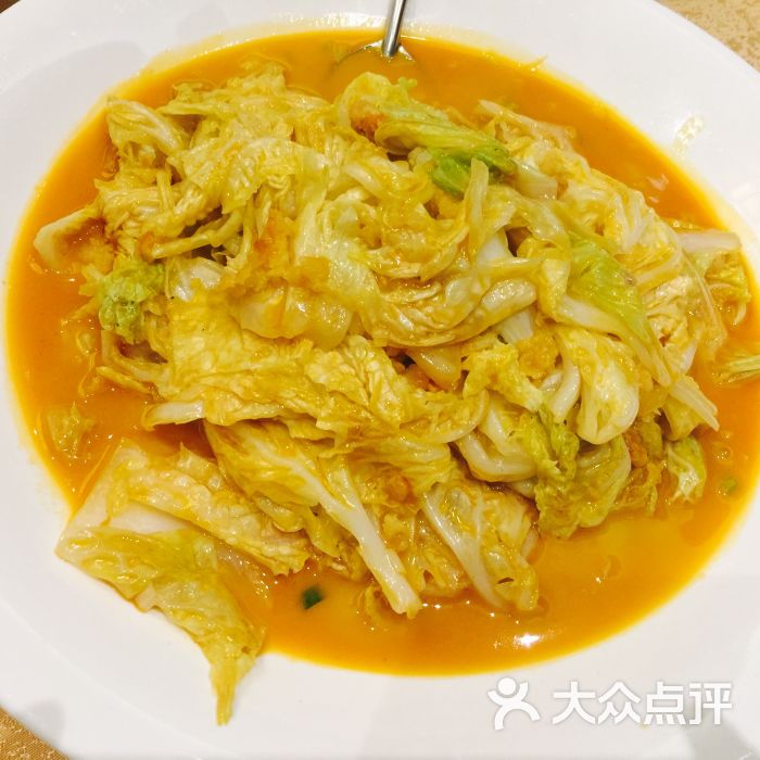 鸿宴饭庄(南湖店)蟹黄白菜图片 - 第1张