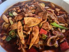 肝腰合炒-柏合黄记豆腐皮饭店