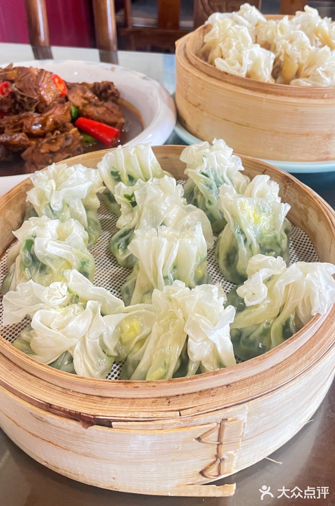 为这一口素什锦烧麦，沙河也不算远[爱吃]
