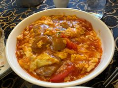 番茄牛肉滑蛋-晓平饭店(嘉善路店)