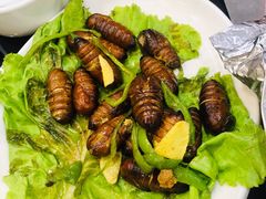 干煸蚕蛹-瑞杰烧烤店·24小时营业(山东路店)
