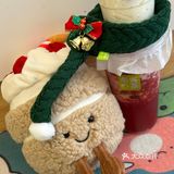 奈雪🎄车厘子圣诞树！送的宠物围脖实在太可爱啦