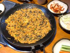 铁板炒饭-红辣椒八爪鱼特色韩国料理