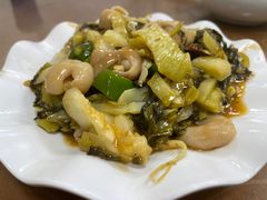 酸菜炒大肠-苏记农家菜馆