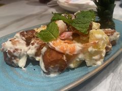 菠萝油条虾-志明眷村·台式融合菜·宵夜