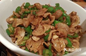 Green Pepper with Fermented Black Beans and Pork Crumbs