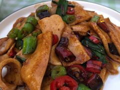 小炒千叶豆腐-蜀宴小调·精致家常菜(来福士店)