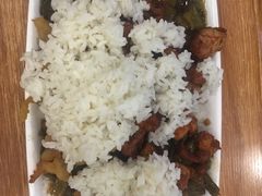 腿肉鸡柳饭-齐品达烤肉饭(百联美食城店)
