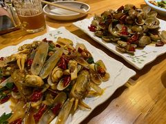 辣炒蛏子-小俩口烧烤东北菜(双井店)