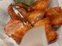 鲜虾胶酿脆皮鸡翅-港丽餐厅(杭大店)