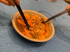 萝卜菜煮河虾-老淳安—伴山伴湖(千岛湖开元度假村店)