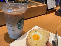 太阳蛋培根烤吐司-星巴克臻选(上海虹桥新天地三店)