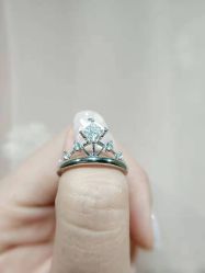 点击看大图 -钻石小鸟钻戒婚戒定制(石路店)