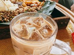 冰咖啡-mamalao老挝烤肉糯米饭