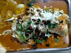 烤冷水鱼-老猎户炭火锅羊汤(万达店)