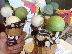 椰椰一夏华夫筒冰淇淋-哈根达斯(天河城店)