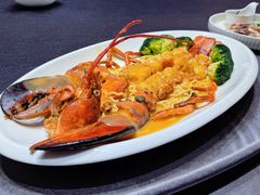 黄油焗波士顿龙虾-骏莱海鲜鱼港(五角场店)